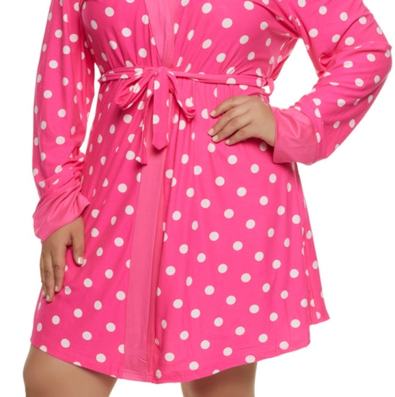 Polka Dot Robe Set - Picture 2 of 2